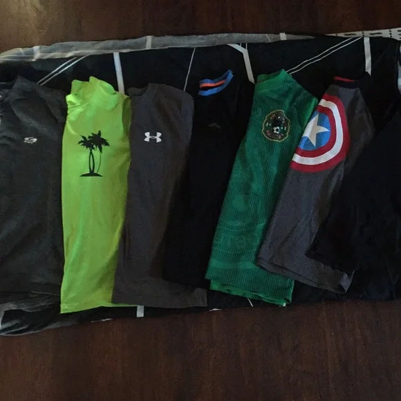 Set 6 pieces shirts boy size m 8 10 - Picture 2 of 11